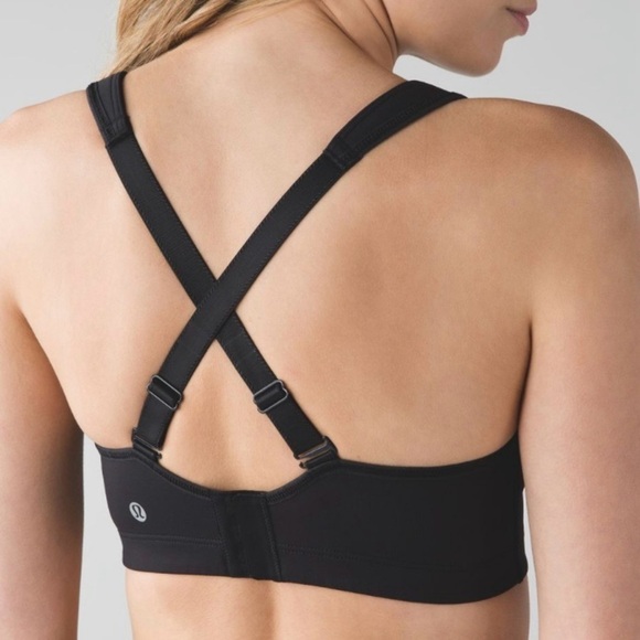Lululemon Ta Ta Tamer III Sports Bra, Black, Size 32D - Picture 5 of 11